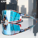 Kapvoe UV400 Racing Bike Glasses Eyewear MTB Cycling Sunglasses Cycling Glasses  Polarized Men's Sunglasses Women Sport Goggles